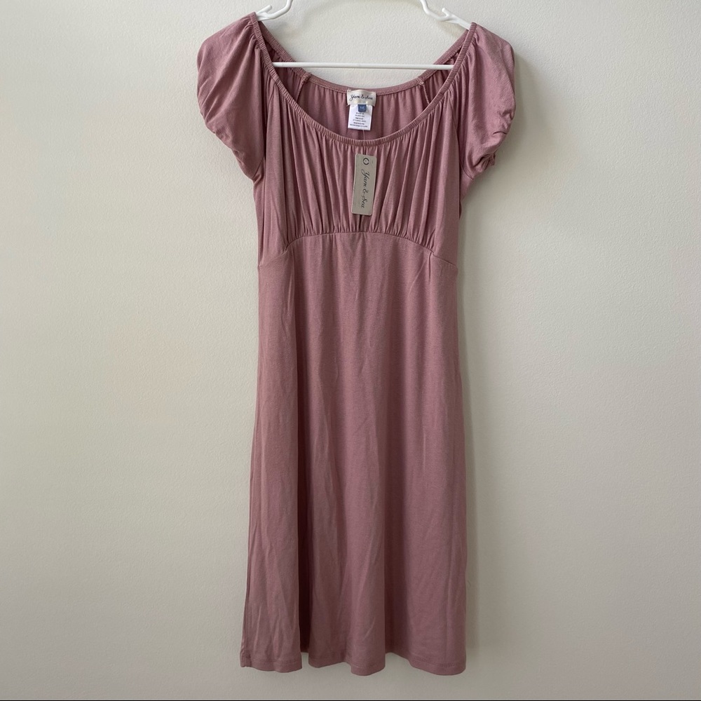 Yarn & Sea Dress Pastel Brown NW T